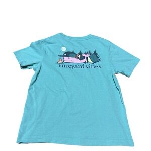 Vineyard Vines Boys Camping Whale Pocket Tee seafoam 7